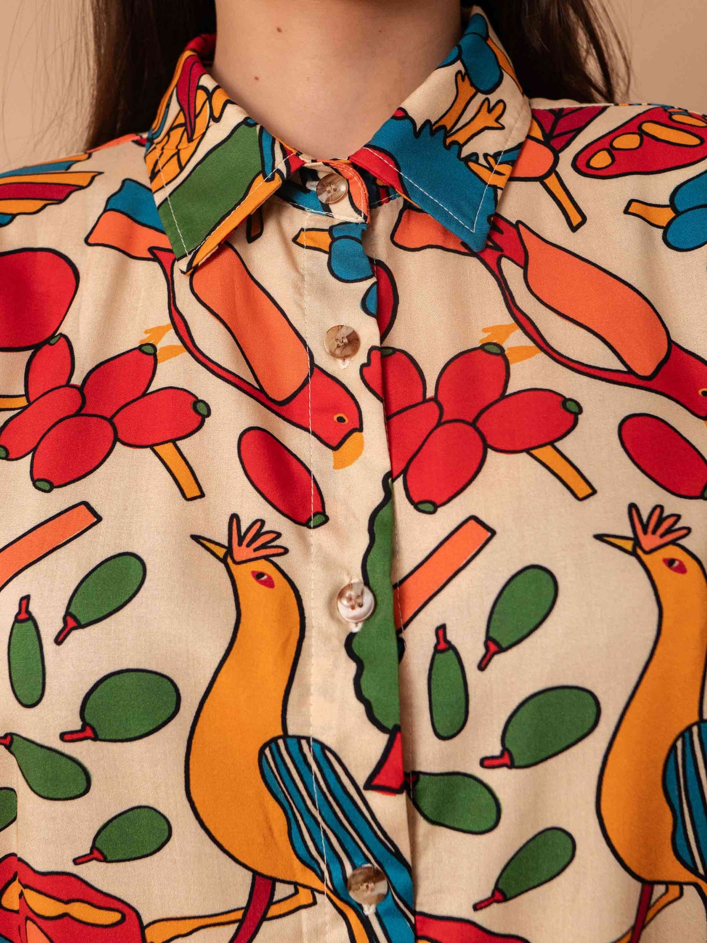 CAMISA DE BOTÃO | BICHOS DO AR