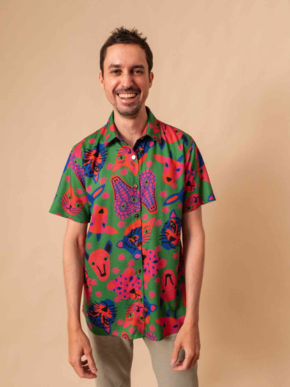 CAMISA DE BOTÃO | MÁSCARAS