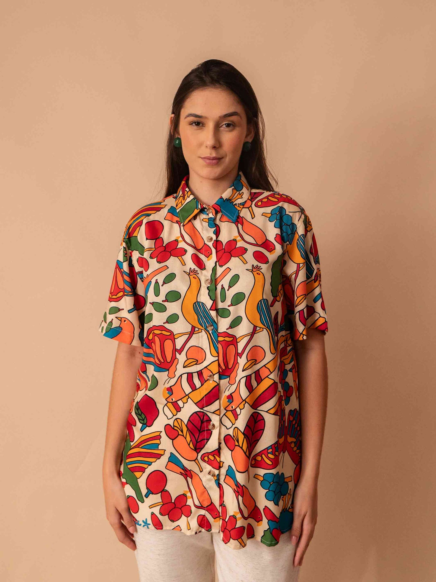 CAMISA DE BOTÃO | BICHOS DO AR