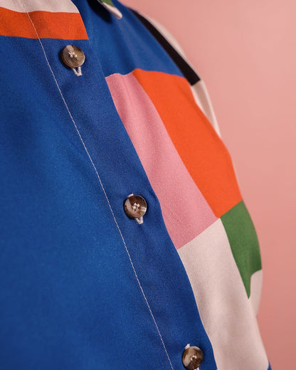 Camisa botão | Oitentinha Azul