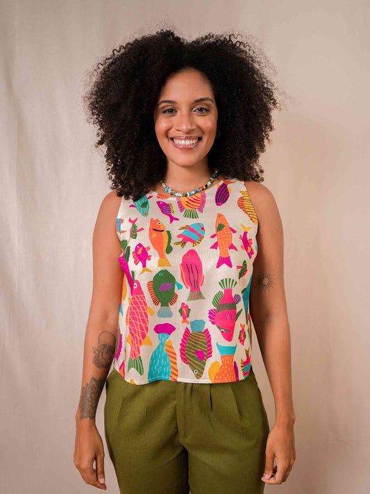 Cropped Laura Peixes | Off