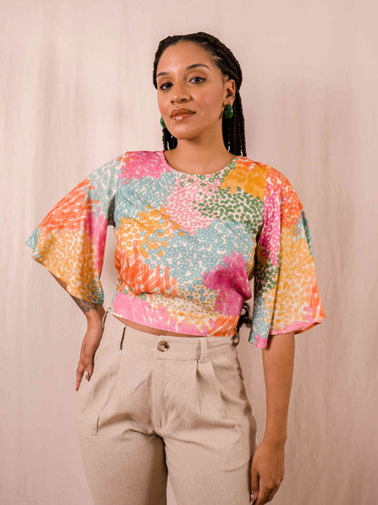 Cropped Laço | Lantejoulas