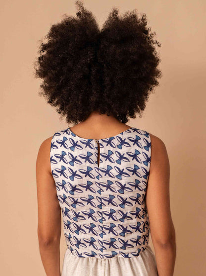 CROPPED MAYA LINHO 100% | PÁSSAROS