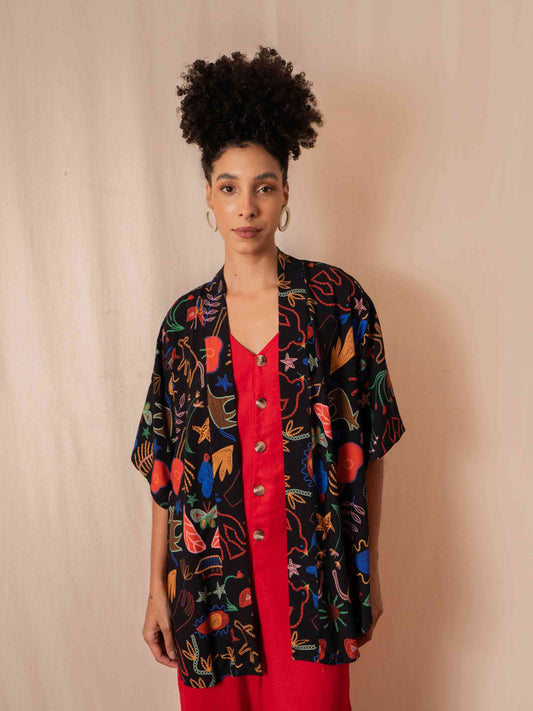 KIMONO | LINHAS DE VIOLETA