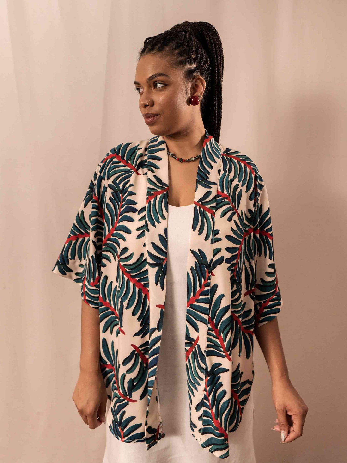 KIMONO | PALMEIRA AZUL