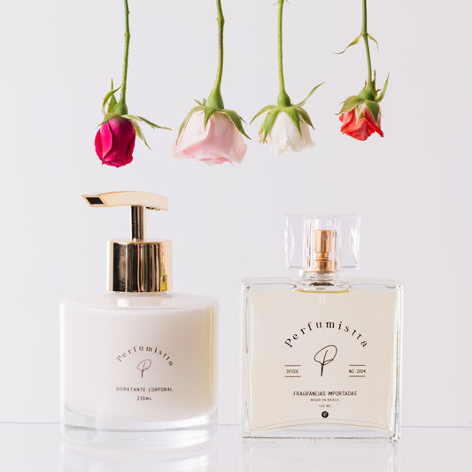 KIT Vetiver e Patchouli, inspirado por L'Interdit - Perfume + Hidratante