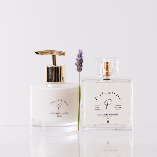 KIT Lavanda e Cassis, inspirado por Libre - Perfume + Hidratante