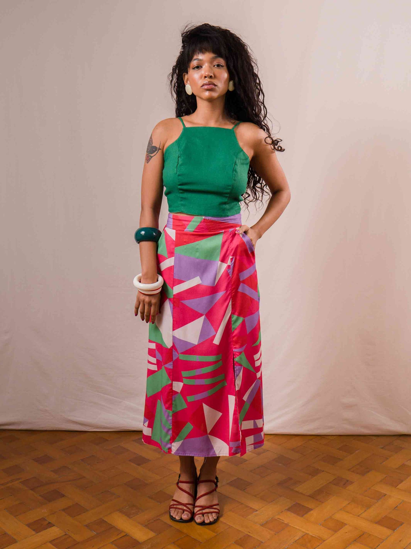 Saia Agatha | Frevo Rosa