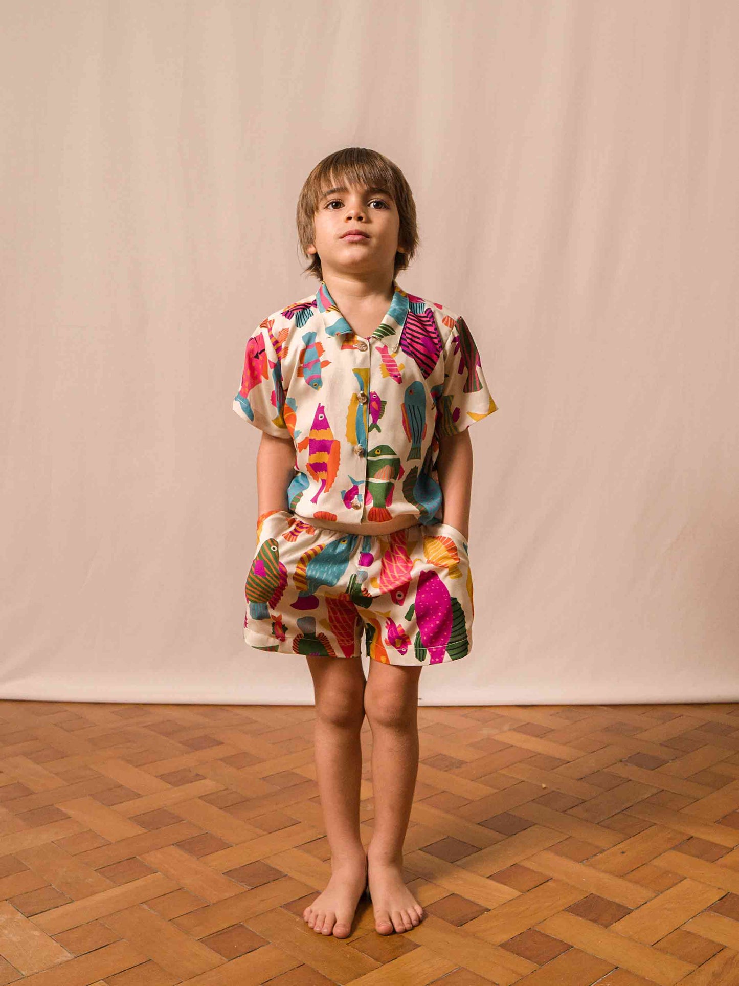 SHORT INFANTIL | PEIXES
