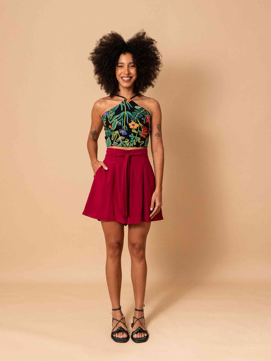 SHORT MARINA | VISCOSE