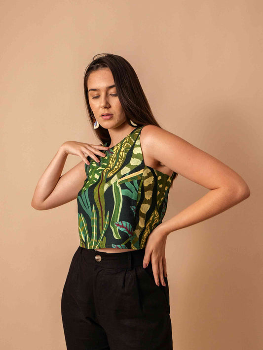 CROPPED MAYA | FOLHAS DE PROTEÇÃO