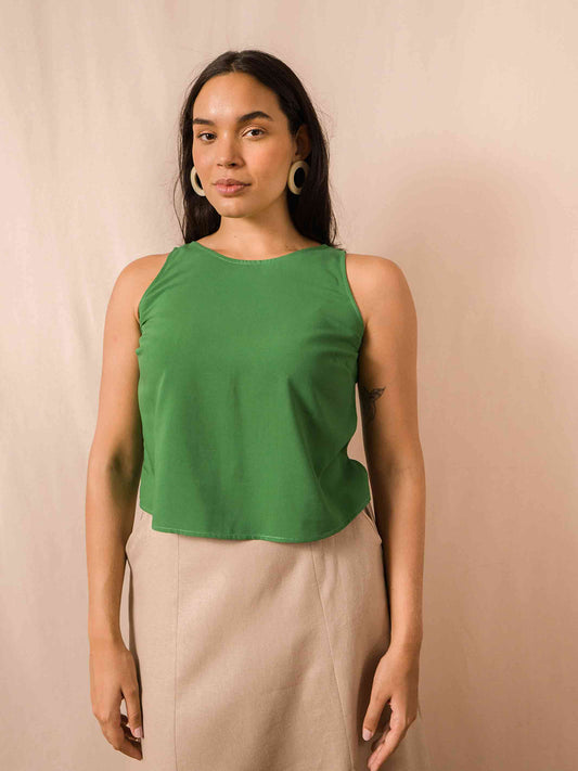 CROPPED LAURA | VISCOSE