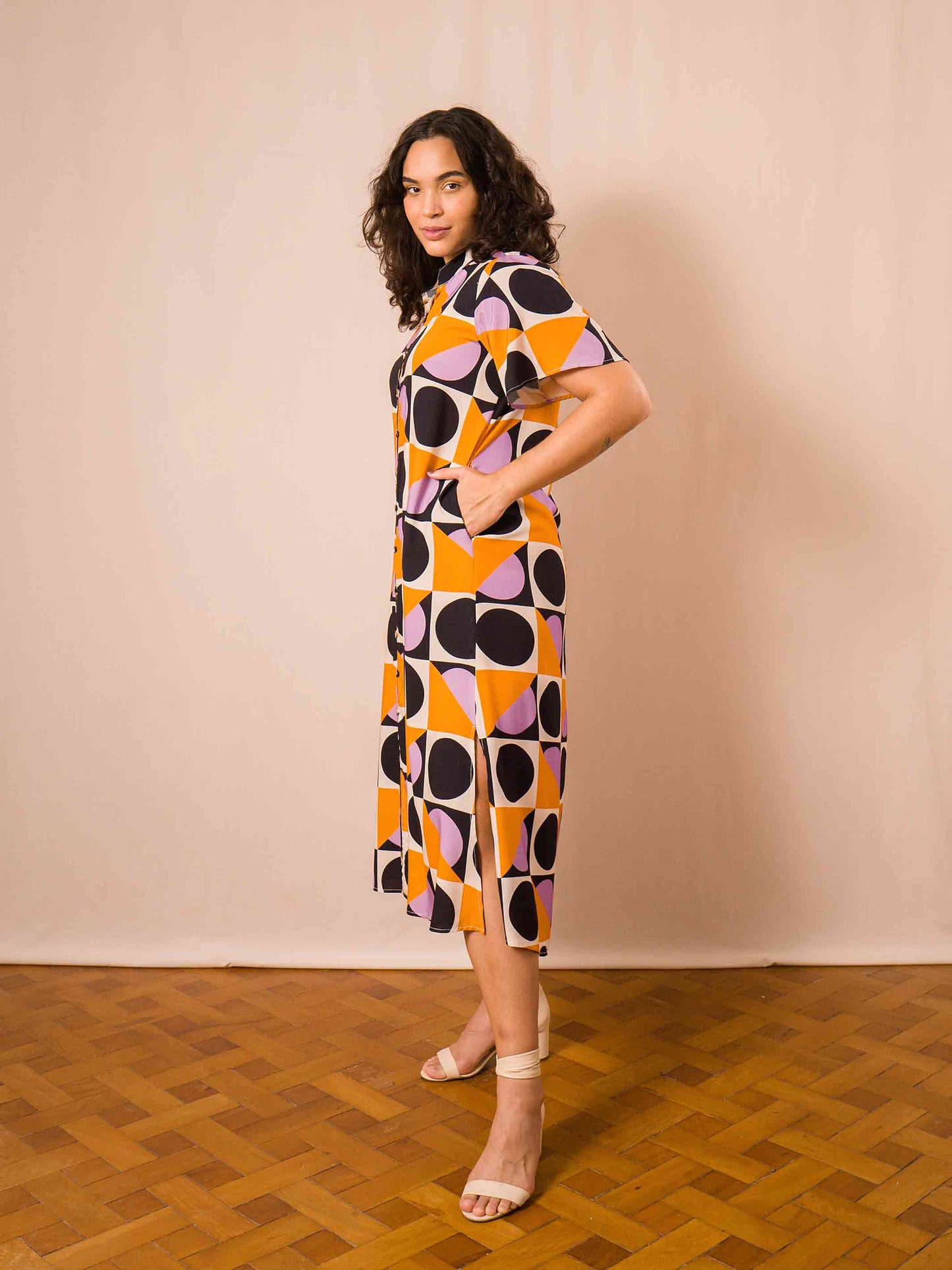 VESTIDO NIPÔNICA LONGUETE | VIENA