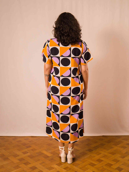 VESTIDO NIPÔNICA LONGUETE | VIENA