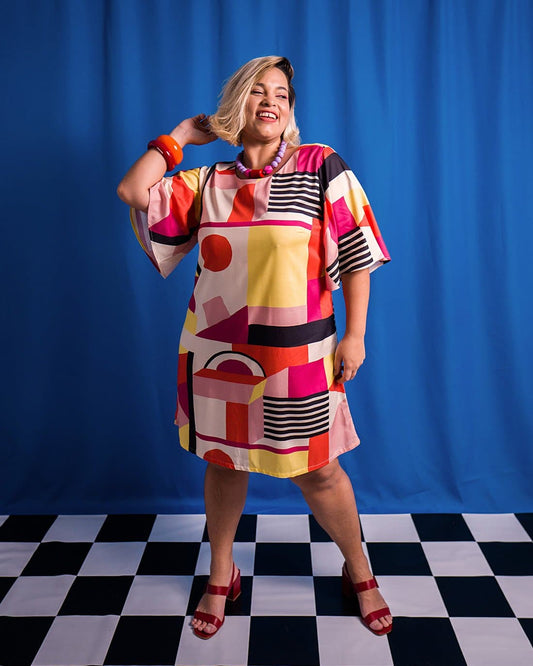 Vestido Manga Sino | Oitentinha Amarelo