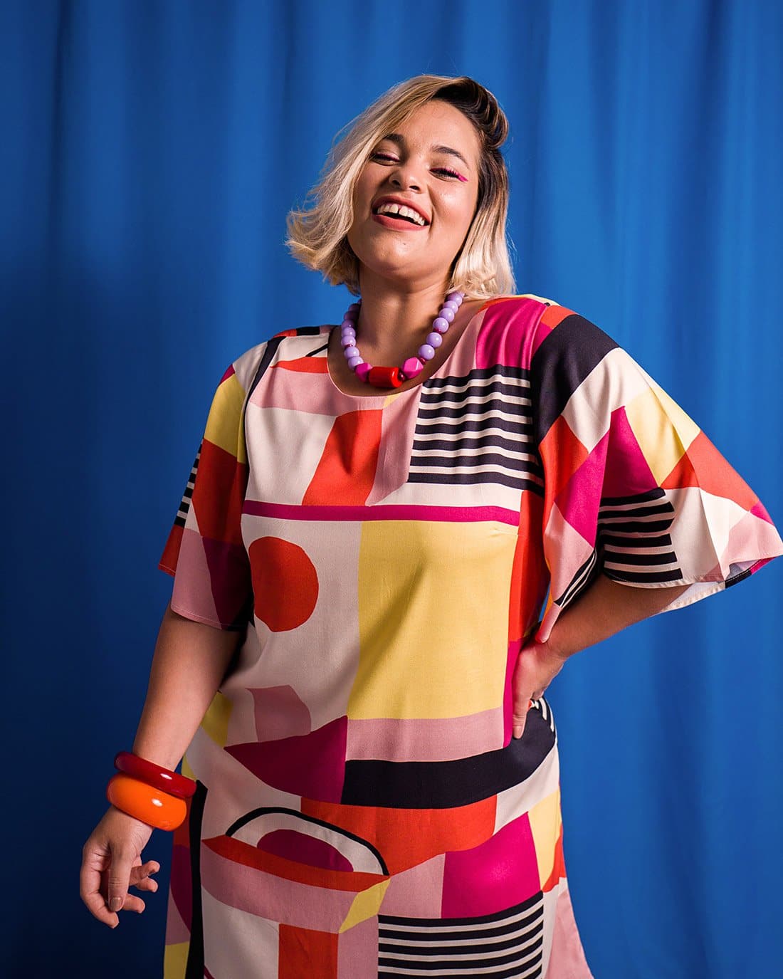 Vestido Manga Sino | Oitentinha Amarelo