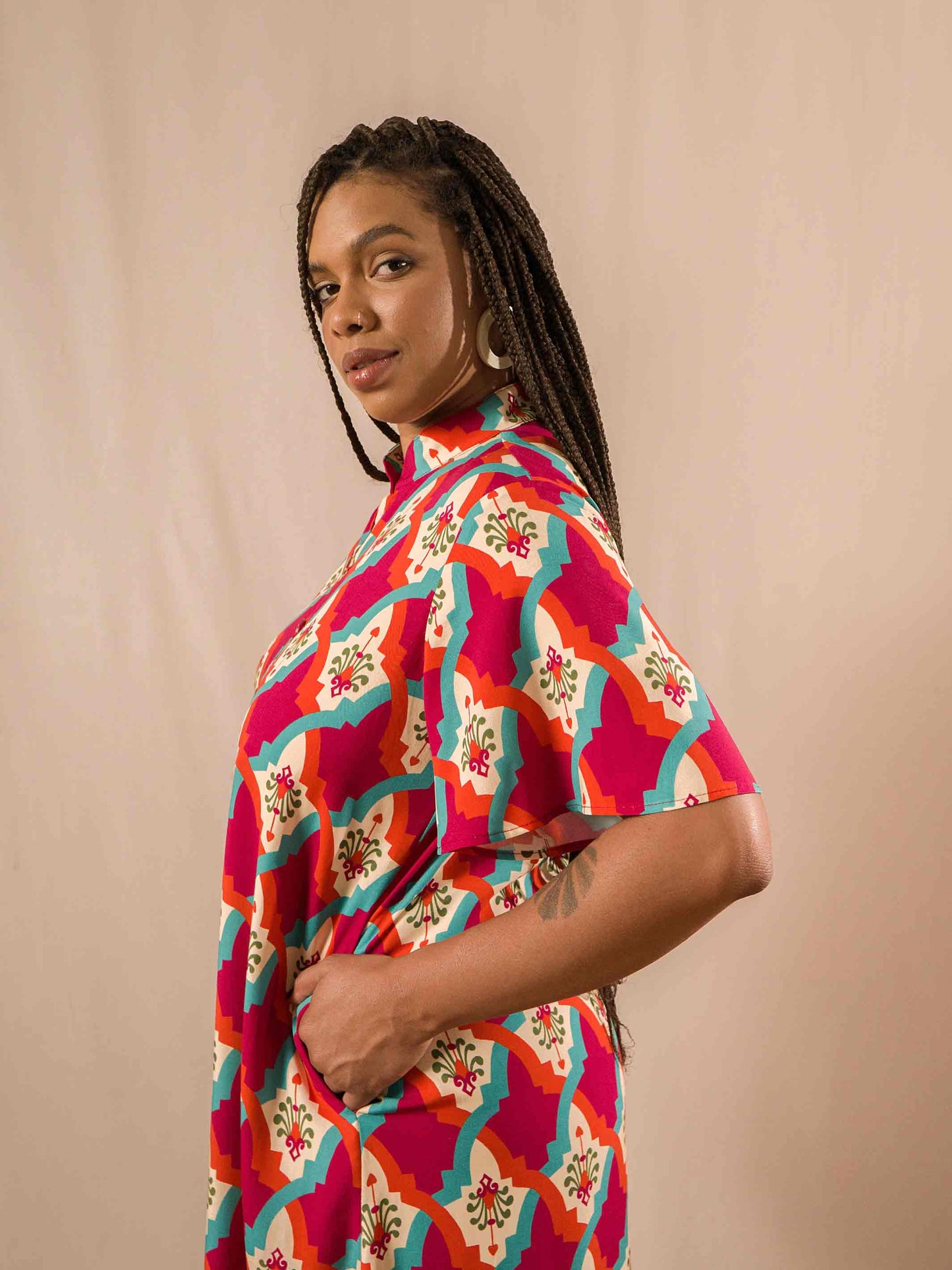 VESTIDO NIPONICA CURTO | ANDALUZIA