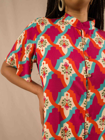 VESTIDO NIPONICA CURTO | ANDALUZIA