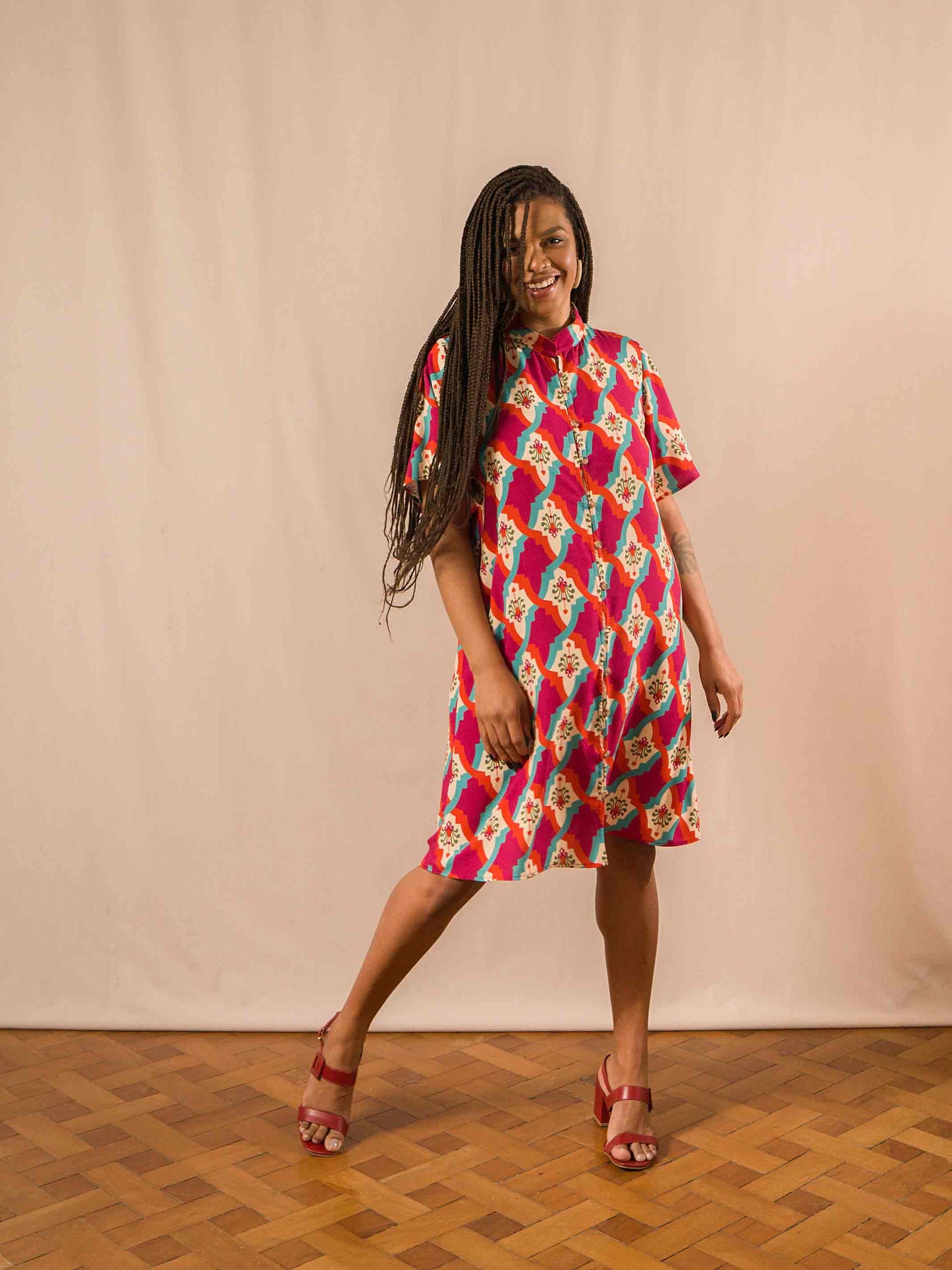 VESTIDO NIPONICA CURTO | ANDALUZIA
