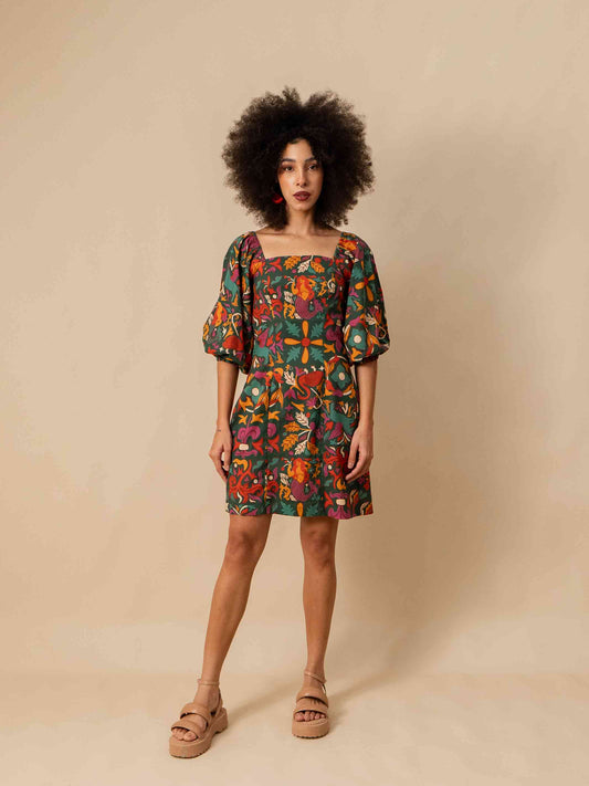 VESTIDO RITA | ILUMINURAS VERDE