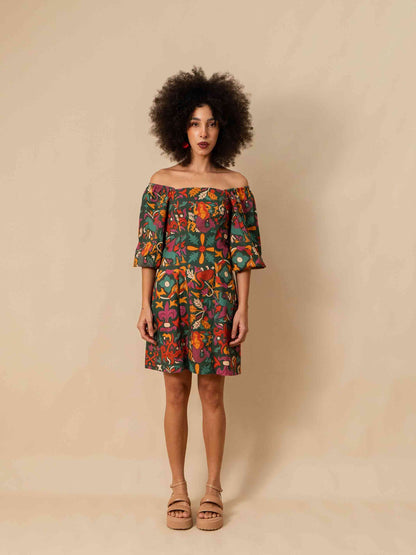 VESTIDO RITA | ILUMINURAS VERDE