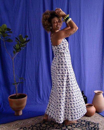 Vestido Gio Linho | Pássaros