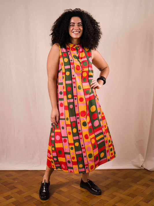 Vestido Gola Padre | Radiola