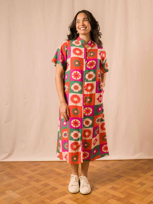 VESTIDO NIPONICA LONGUETE | SAGRADA FAMÍLIA