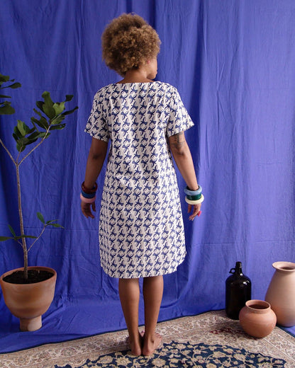 Vestido Malu Linho | Pássaros