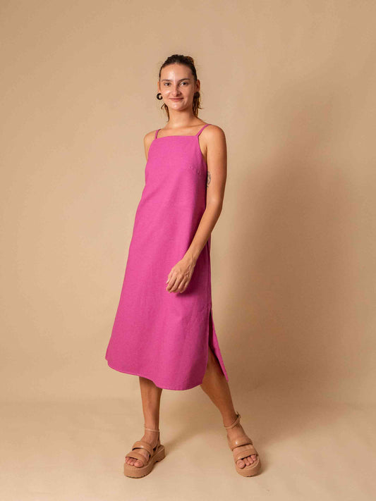 VESTIDO TRAPÉZIO | ALGODÃO