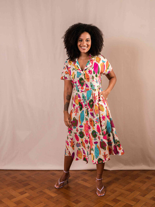 Vestido Dora Peixes | Off