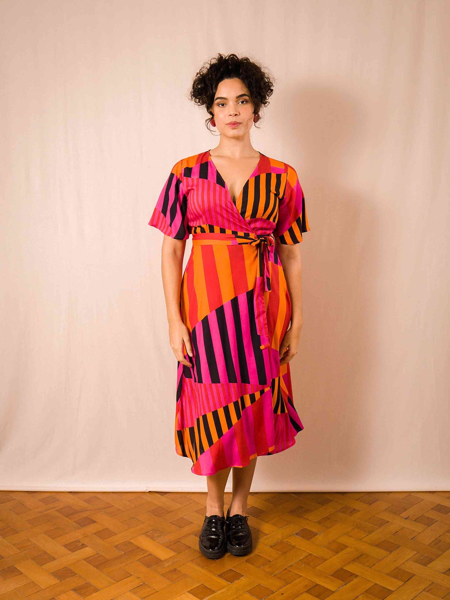 Vestido Transpassado | Raios