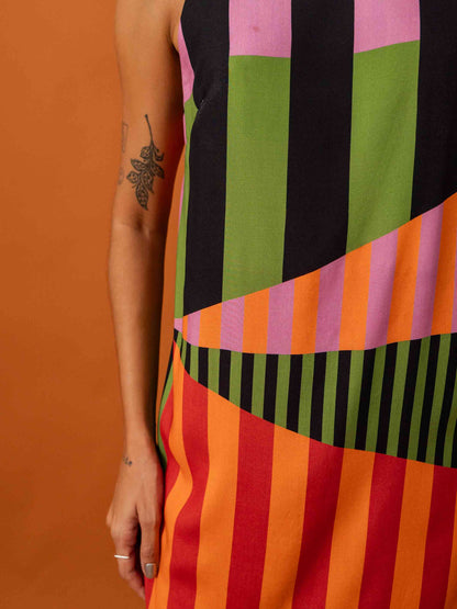 Vestido trapezio | Raios
