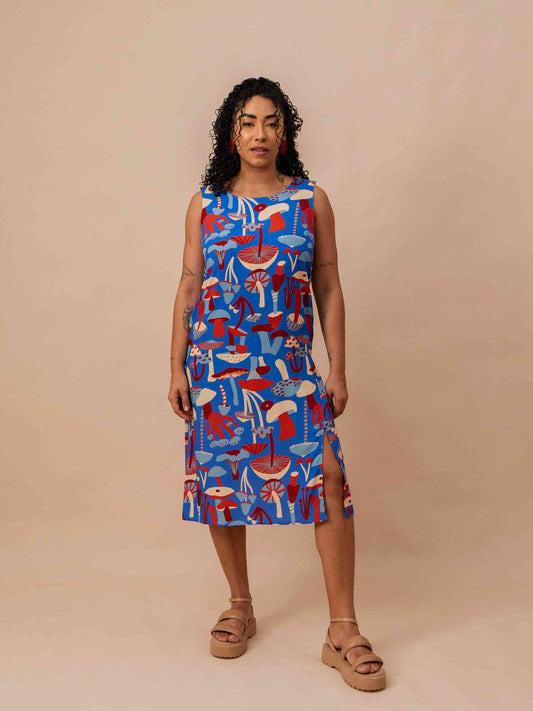 VESTIDO MAT | COGUMELO AZUL