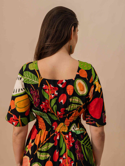 VESTIDO NINA LONGUETE | FRUTOS PRETO