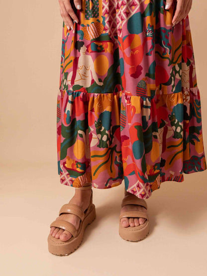 VESTIDO NINA LONGUETE | AMPARO