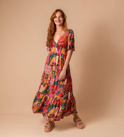 VESTIDO NINA LONGUETE | AMPARO
