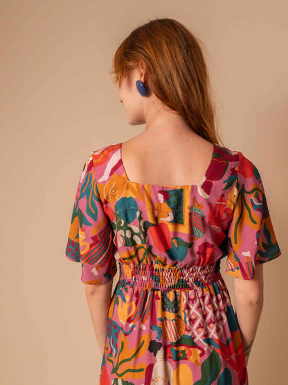 VESTIDO NINA LONGUETE | AMPARO