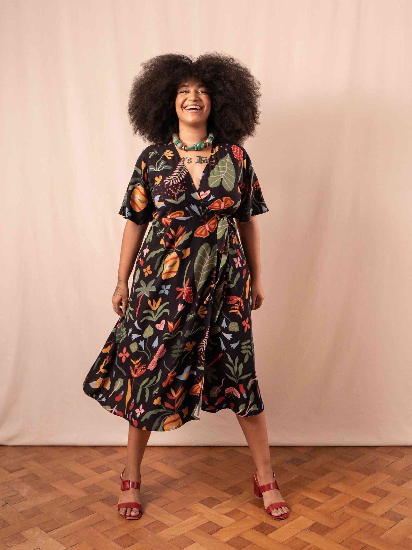 VESTIDO TRANSPASSADO | GUITA