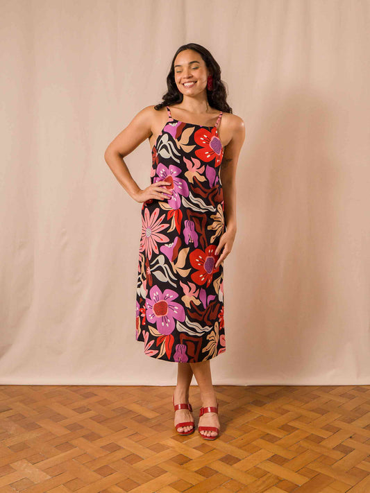 VESTIDO TRAPÉZIO | VOLVER