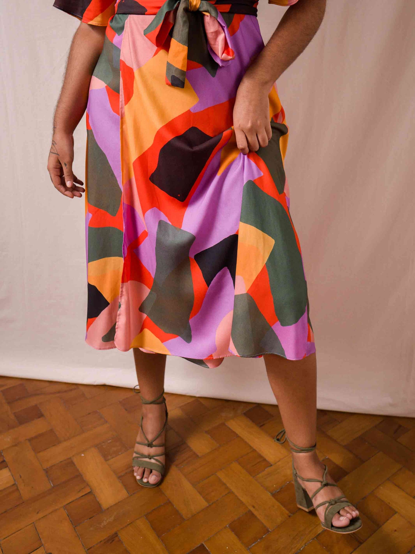 Vestido Transpassado | Samba Roxa
